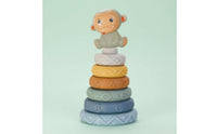 Soft Stacking Cube Set Early Learning Stacking Toy Soft Building Blocks for Infants, Young Children, Nursery