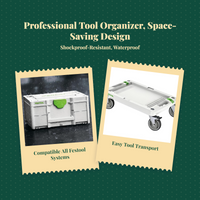 Stackable tool box with tray.
