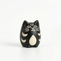 Cat Figurine Whimsical Cat Ornament Quirky for Desk, Bookshelf