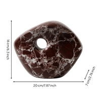 Marble Eye Sculpture Elegant Decorative Sculpture Substantial Tabletop Decorative Piece for Art Collectors, Bookshelf