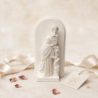 Classical Deity Sculpture Draped Robes Deity Statue Antique Look