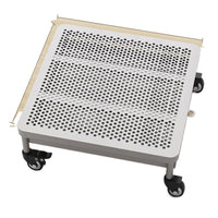 Rectangular Plant Pot Tray with Wheels and Water Collection