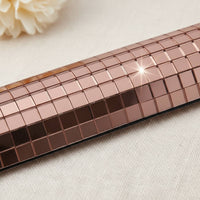 150 Pieces Self Mosaic Mirror Tile Polished Edges for Business Areas