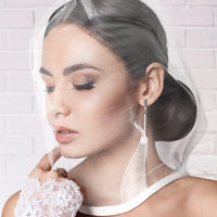 Bride to Be Party Veil Short European and American Style Wedding Net Veil