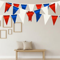 12 Pieces Semi Circle Tassel Garland Shimmering Finish Hanging Decoration