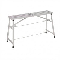 Portable Work Rack Foldable Scaffold with Carry Handles Anti-Slip Folding Scaffold for Contractors, DIY Practitioners, Jobsites
