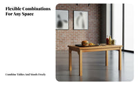 Retro design Carbonized Wood Table and Chair Combo sturdyDuty Construction Dining set with Bench utilitarian Design Commercial Furniture Space Saving for Restaurant Owners, Cafe Proprietors, Bar Managers, Barbecue Joint, Food Court, casual eatery, Kitchen