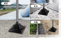 Detachable Rod Garden Tamper Ground Compaction Tool for Garden and Agricultural Use