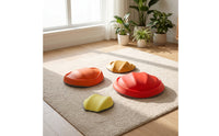 4 Pieces Molded Stepping Stones with Anti-Slip Base Motor Skills Balance Stepping Stones Sensory Toy Odorless for Classroom