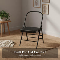 Foldable Design Iyengar Mindful Movement Chair Deepens Stretches Folding Mindful Movement Chair Padded Seat Backless Exercise Stool Portable for Beginners, Seniors, Home Gym