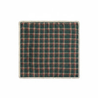 Christmas Sofa Cover, Classic Vintage Plaid Throw, Non-Slip Full Cover with Tassels, Holiday Decor