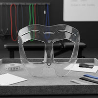 Transparent Basketball Face Guard Lightweight Sports Safety Gear Adjustable