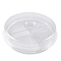 Fitted Lid Acrylic Candy Box Shallow Round Candy Box