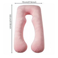 U-Shaped Maternity Pillow Ergonomic Design Maternity Sleeping Pillow Cooling Material for Women