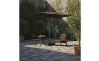 Rectangular Patio Umbrella with Base Tilt-Adjustable Patio Umbrella with Water-Filled Base-Filled for Homeowners, Shop Owners, Balcony, Garden