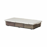 Underbed Storage Box Large Capacity Under Bed Storage Container Stackable Rolling Underbed Container for Students, Closet, Dorm Room