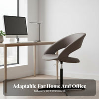 Upholstered Swivel Chair Minimalist Design Upholstered Pedestal Chair