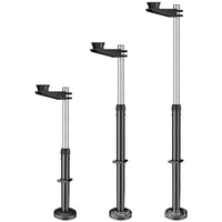 Universal Surveillance Camera Mount Bracket for Parking Lot Entrances and Exits with Adjustable Light - Telescopic Pole