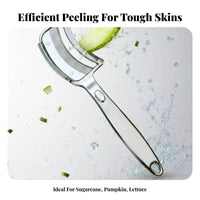 Sugarcane Peeling Tool Multi-Functional Pineapple Peeling Tool Blade Hard Fruit Peeling Stainless Steel