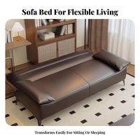 Space-Saving 3-Seater Folding Sofa Bed two-in-singleUse transformable Couch Multi-Functional Design Household Furniture Easy Conversion for Apartment Dwellers, Homeowners, Students, Small Spaces, Living Room, Bedroom, Lounge Area