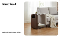 C-Shaped Table Nordic Aesthetic Home Furnishing Space-Saving for Bedroom