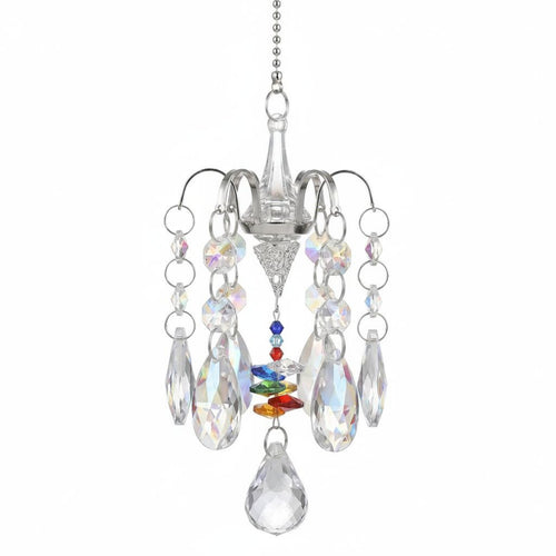 Chandelier Crystal Ornament Rainbow Reflection Room Decor Faceted