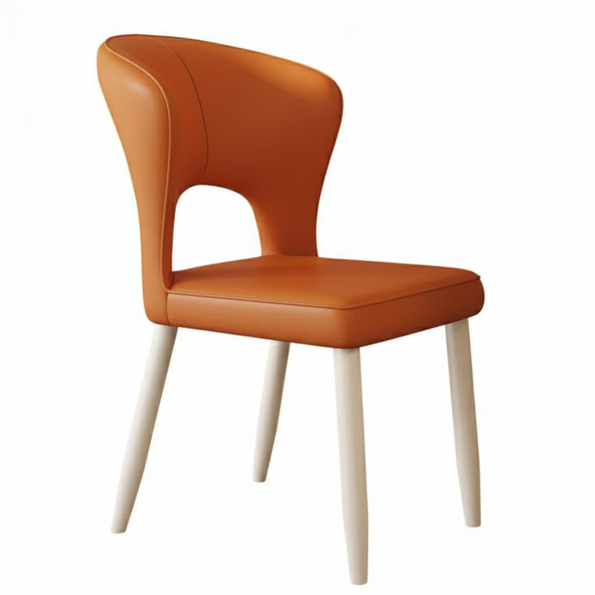 Upholstered Chair with Back Cutout Versatile Design Household Furniture