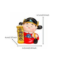 Scholar Figurine Motivational Study Luck Ornament Anti-Slip Base for Students