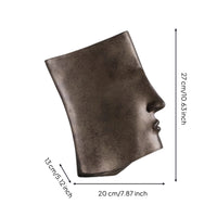 Minimalist Face Sculpture Contemporary Art Home Decor Ornamental