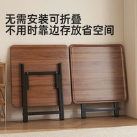 简约餐桌家用手动麻将桌棋牌桌小户型饭桌宿舍学习桌可折叠便携桌