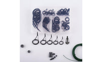 35 Pieces Wear-Resistant Single Foot Rod Guide Kit Sleek Ceramic Loop Rod Tip and Guide Repair Kit Increased Sensitivity Reduces Line Friction for DIY Enthusiasts
