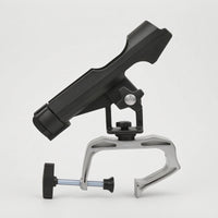 Adjustable Fishing Rod Holder with Clamp Rotatable Fishing Rod Holder Secure Corrosion-Resistant for Anglers, Kayak Fishermen, Boats, Kayaks