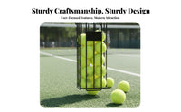 No Bending Required Tennis Ball Picker Press-down Picking Tennis Ball Hopper Large Capacity for Coaches, Athletes, Practice