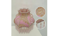 Lamp Shade with Tassel Beaded Lampshade with Tassels Romantic for Bedside Table
