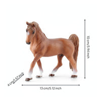 Realistic Horse Figurine Highly-Detailed Collectible Horse Type Model
