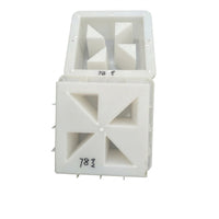 Concrete Hollow Brick Form White Building Supply Long-Lasting