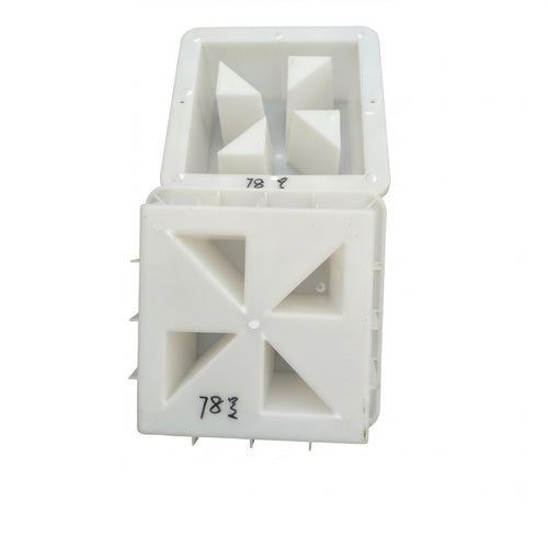 Concrete Hollow Brick Form White Building Supply Long-Lasting