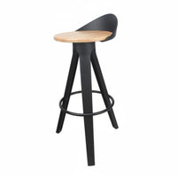 Shell spine High Stool Nordic Design Bar Chair Large Stable Base for Cafe, Guests