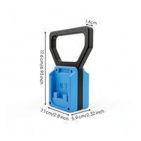 Battery Storage Rack with Handle Handheld Organizer Rigid for DIYers, Mechanics