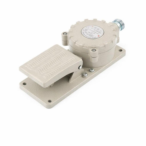 Heavy Duty Aluminum Foot Pedal Switch, Industrial Foot Controller, Cast Aluminum #variant:Without protective cover