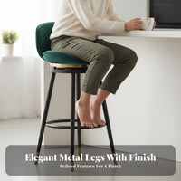 Adjustable Round Stool with Low support Modern Design Seating Furniture for Counter
