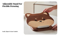Cartoon Dog Bookrest Sturdy Adjustable Bookstand Multi-Purpose for Desk, Readers