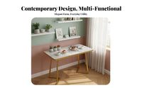 Padded Seats Restaurant Table and Chair Set Modern Design Upholstered Dining Booth Comfortable Seating Metal Frame Dining Set Minimalist Design for Business Owners, Interior Designers, Milk Tea Shop, Lounge Area, Bar