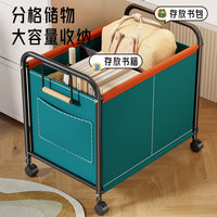 Book Storage Box with Rolling Cart for Classroom