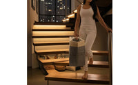 Stair Basket with Rope Handles Space-Saving Stair Storage Basket with Handle Sturdy Bin for Stairs