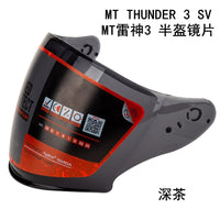 MT-V-19 Helmet Visor for MT Thunder 3 SV JET Helmet, CE Certified