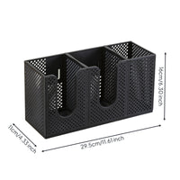 Cup Holder with Straw Organizer Countertop Cup and Lid Organizer Partitioned