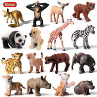 Solid Animal Model Simulation Bird Figures Toy Set
