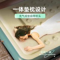 户外高端全自动ai智能充气床户外露营家居高承重含内置泵植绒床垫