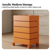 Rotating Multi-Tier Container Nordic design Side Cabinet revolving Design